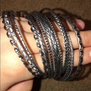 Silver Bangles